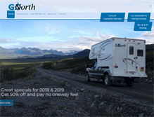 Tablet Screenshot of gonorth-alaska.com